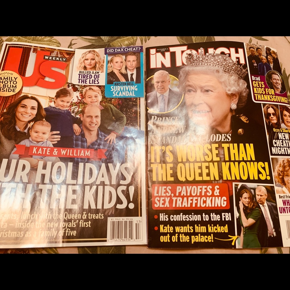 The Royals bundle of 2 magazines collectibles new